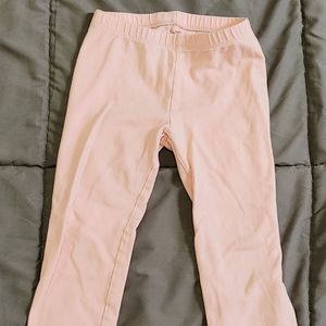 Light pink stretchy kids pants
